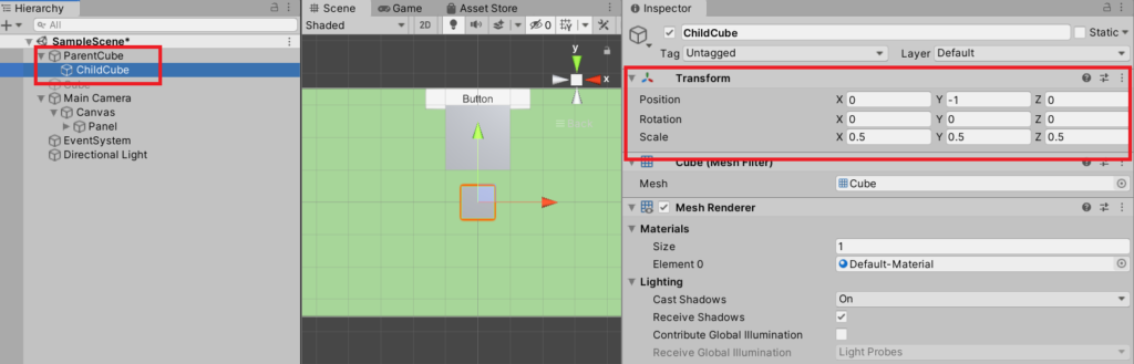 Unity 座標を理解して狙った場所にオブジェクトを配置する Hirokuma Blog